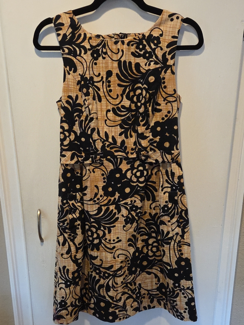 Anthropologie Tabitha Parchment Flurry Floral Sheath Dress 6